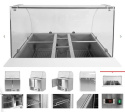 Stół chłodniczy 2 drzwiowy z nadstawka szklaną yato YG-05260